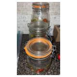 Glass canister set
