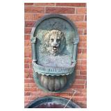 Plastic? Lion Head Wall Fountain