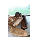 Miscellaneous decorative baskets
