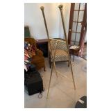 Brass Toned Metal Easel 22" x 24" x 60.5"
