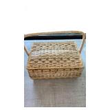 Sewing basket lid is not attached