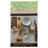 Miscellaneous Items, Glass,Metal,Wood Decorative