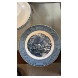 5 Currier & Ives by Royal "The Old Grist Mill"