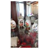 Avon porcelain eggs from the four seasons,