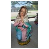 Chalkware figure  9.5" tall