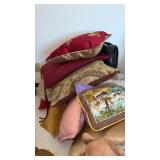 Lot of   Miscellaneous.  Throw pillows