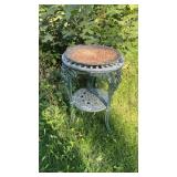Hard Plastic Vase Stand approx 25" Tall