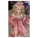 Vintage animated porcelain doll