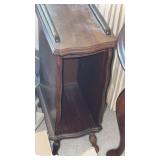 Wooden end, table, / magazine, rack, holder  22 x