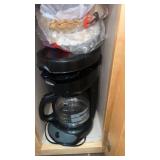 Coffee pot and accessories and waffle maker