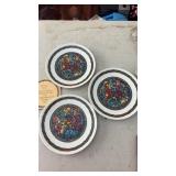 3 Limoges France porcelain Noel virtual series