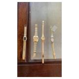 4 Various Metal Wrist Watches, Adolfo Quartz,