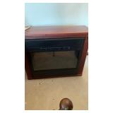 Heat Surge Wooden Electric Fireplace approx 32" x