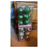 2 Holiday Time 12 Shatterproof Christmas