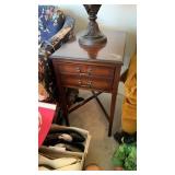 2 Mid Century Wooden End Tables approx 15" x 22"