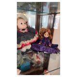 Big eyed  doll and musical girl doll love story