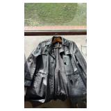 Unmarked Black Leather Jacket