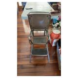 Cosco Chair Stool 17" x 16" x 34" with Copper