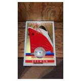 North German Lloyd Bremen Glass Clock Face