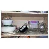 Kitchen dishes and containers