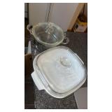 2 baking dishes