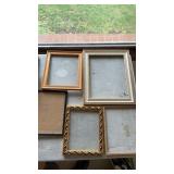 Various Picture Frames some with Glass