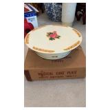 The Swiss musical Happy birthday cake plate  in