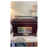 Harmonique Wooden Music Box with additional music