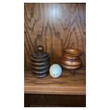 Wood Decorations with Egg