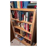 Wooden Book shelf approximately  48 x 10 x 30"