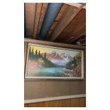Large signed by artist Maurice Meyer  framed and