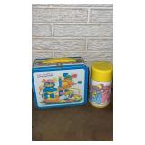 Aladdin, Metal Popples lunch box and thermos