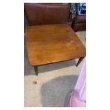 Midcentry wooden coffee/end table approximately