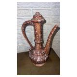 1970s ceramic carafe decoration, approximately