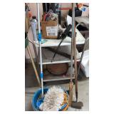 Rolling cart , 29 x 16 x 31" long handle tools