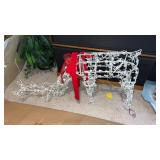 Lighted outdoor deer decoration approximately 57