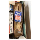 Lot of wood model planes