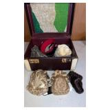 Vintage case with some new with tags doll wigs