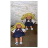2 cabbage patch kids dolls