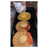 Ladies hats and box  with lid