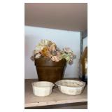 Miscellaneous flower pots