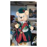 Christmas bear figure that moves  27" tall