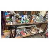 Work bench   30.5" x  97 x  42". in basement