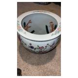 Vintage Chinese large planter jardiniere flower