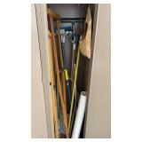 Wooden crutches mops and more