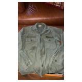 Green US Army button up shirt size unknown