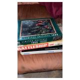 1000 piece puzzle Battleship game and ouija game