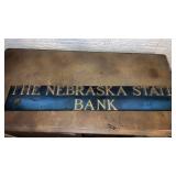 Very heavy metal advertising sign The Nebraska