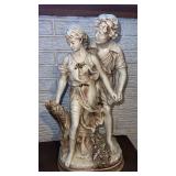 Marwal  Chalkware sculpture  19 x 9.5"
