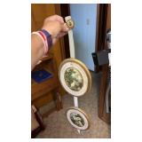 Mid century oval plaque pictures
